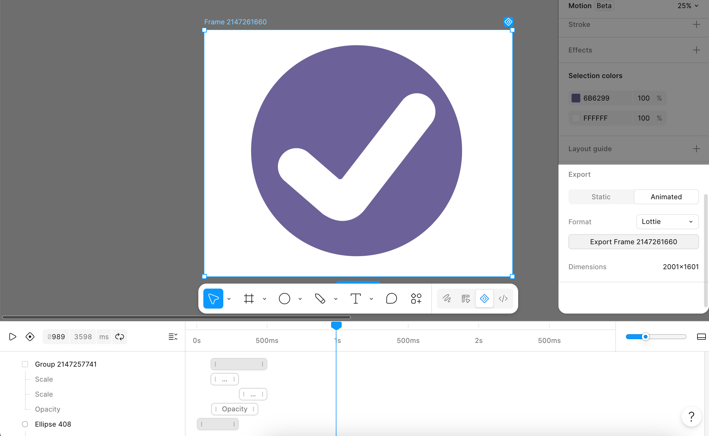 Exporting Lottie directly from Figma
